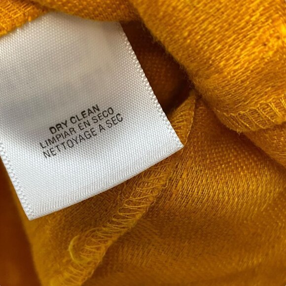 Jones New York Linen Jacket Size 6 Womens Jacket Orange Gold - Picture 10 of 10